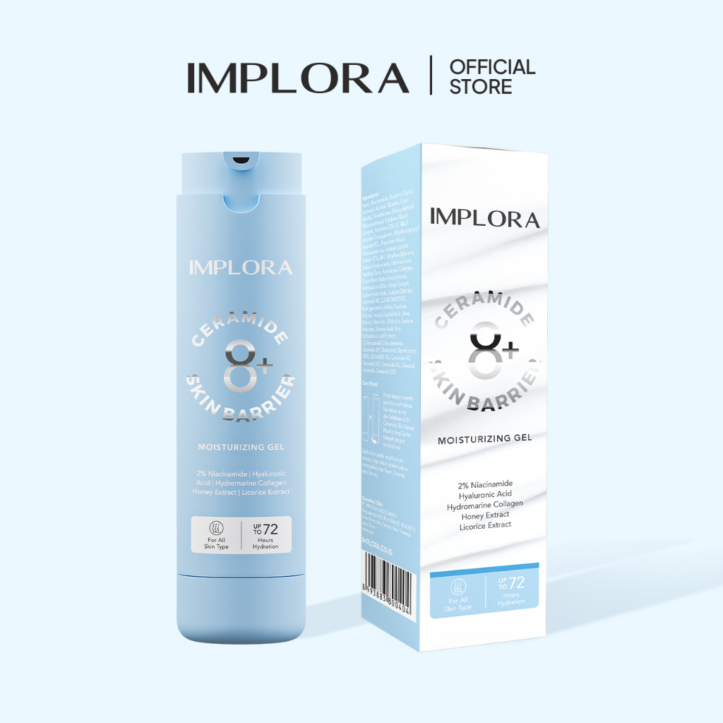 READY Implora 8+ Ceramide Skin Barrier Moisturizing Gel | ORIGINAL | SKIN BARRIER