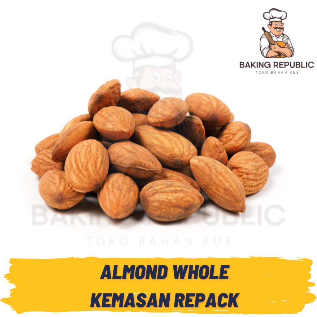 

NATURAL ALMOND WHOLE | 500 GRAM | KACANG ALMOND UTUH