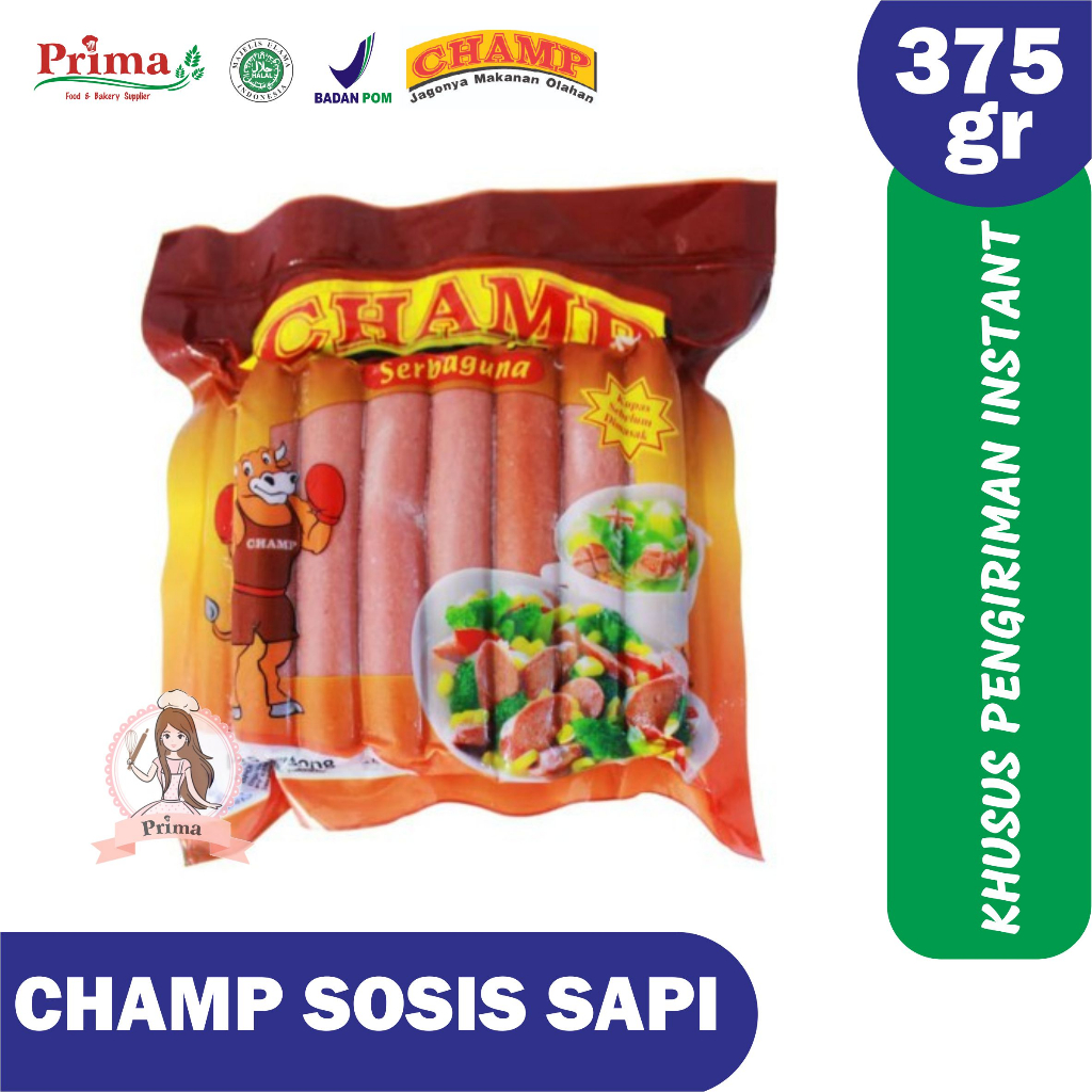 

Sosis sapi - Champ 375gr