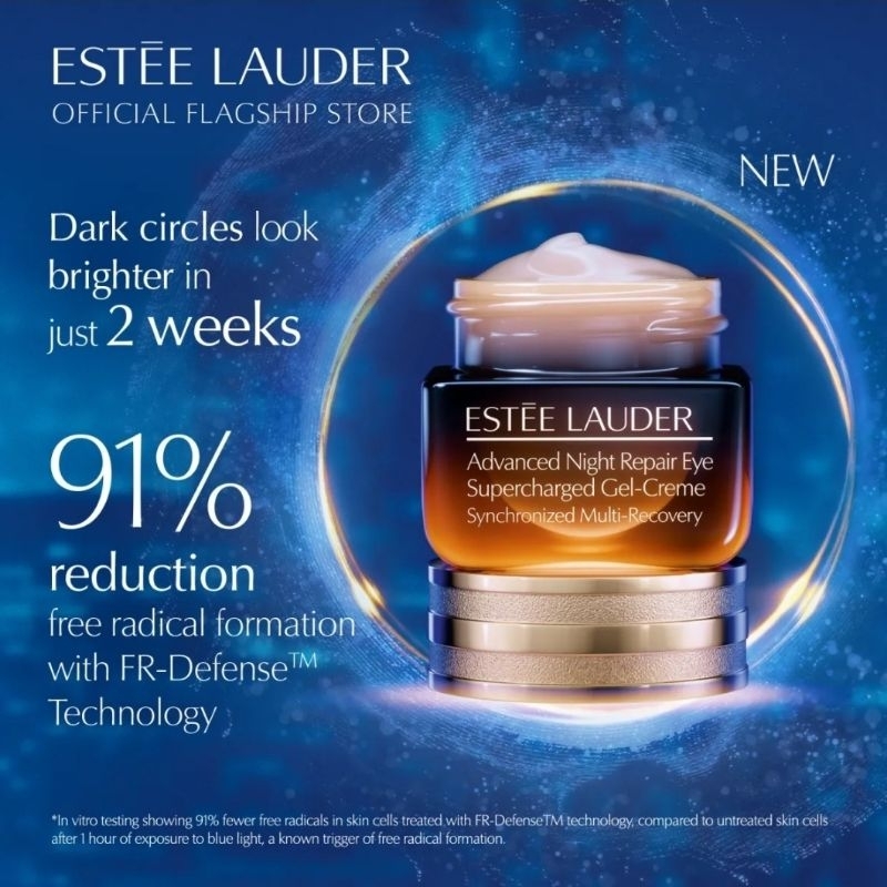 [ New Formula ] Estee Lauder ANR Eye 15ml / Advanced Night Repair Eye Supercharged Gel-Creme Oculus