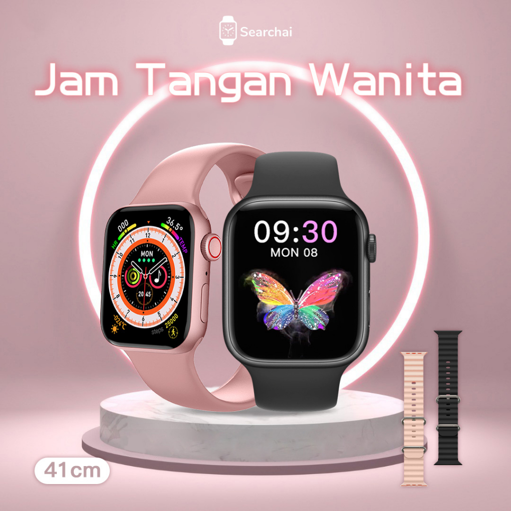 ORI Series8 41MM jam tangan wanita HW68 mini 1.75 inch NFC Bluetooth Call Wireless Charging IP67 Health Monitoring Long Standby Watches