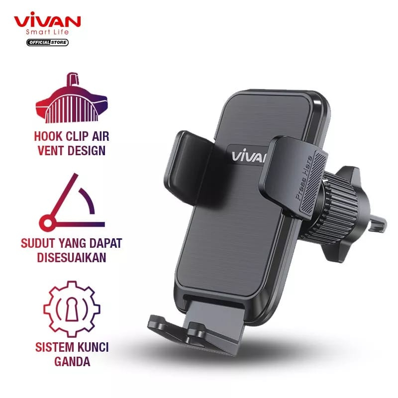 VIVAN Car Holder Air Vent CHS14 Suction Car Mount Mobile Phone Holder Mobil