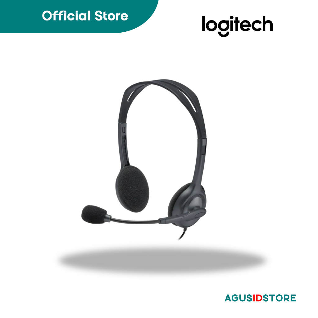 Headset Logitech - Headset H111 Stereo Headset  Logitech Original