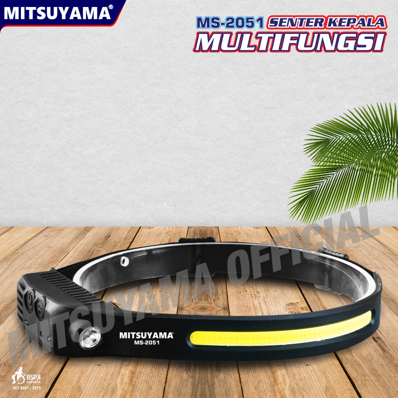 SENTER KEPALA LED SENSOR GERAK MITSUYAMA MS2051 SENTER LED MULTIFUNGSI