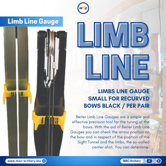 Beiter Limb Line Gauge Small For Recurved Bow Busur Panah Panahan