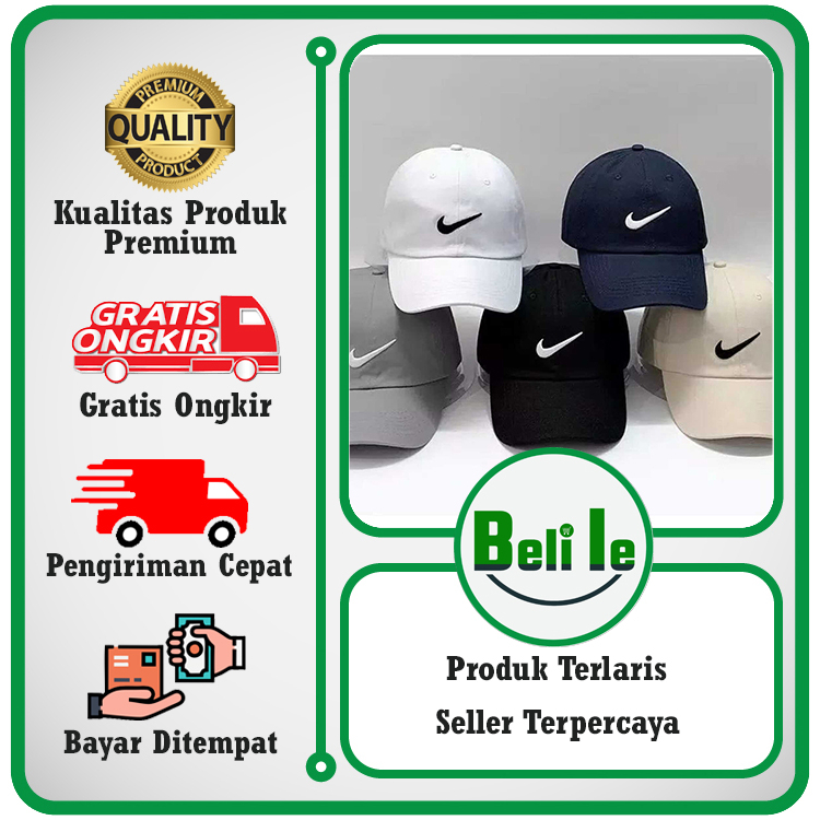 Topi motif nike adidas polos unisex pria wanita original premium termurah