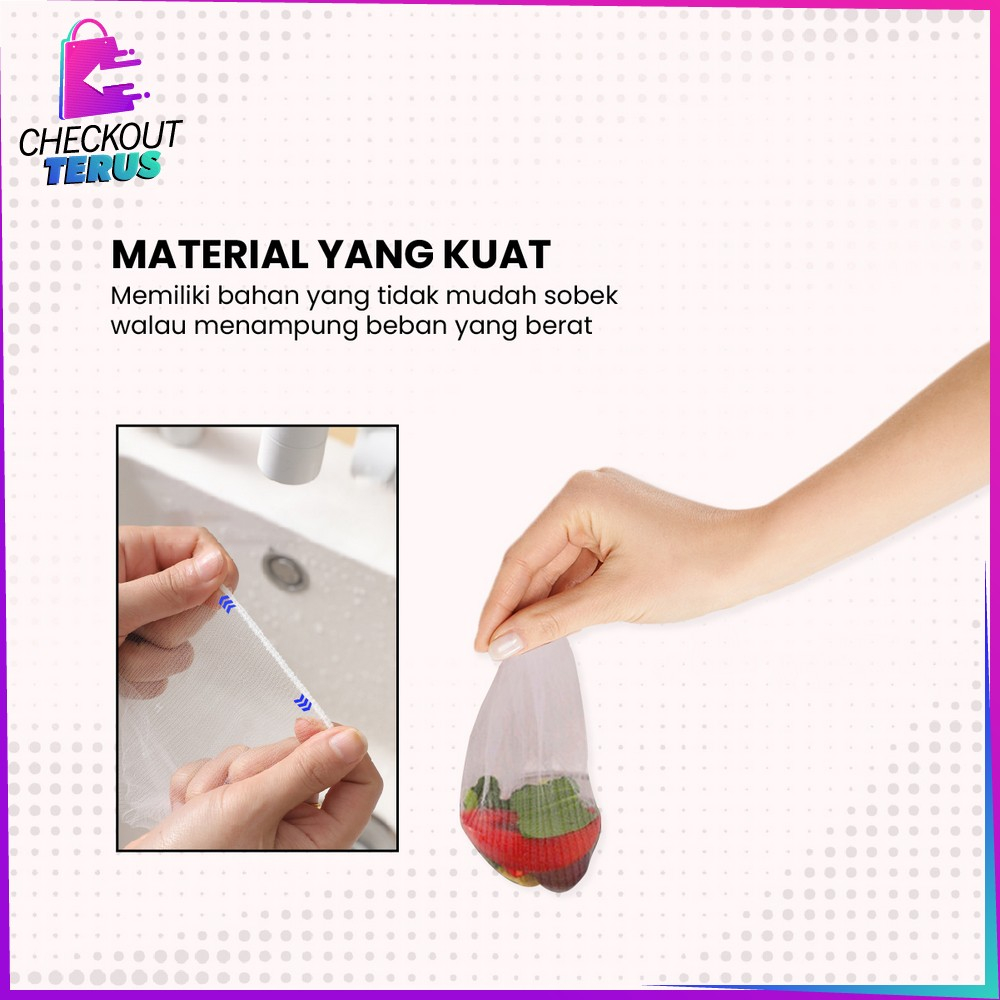 CT C837 Saringan Wastafel Cuci Piring Anti Mampet Kain Jaring Jala Saringan Tempat Sampah Dapur Filter Saringan Sisa Makanan