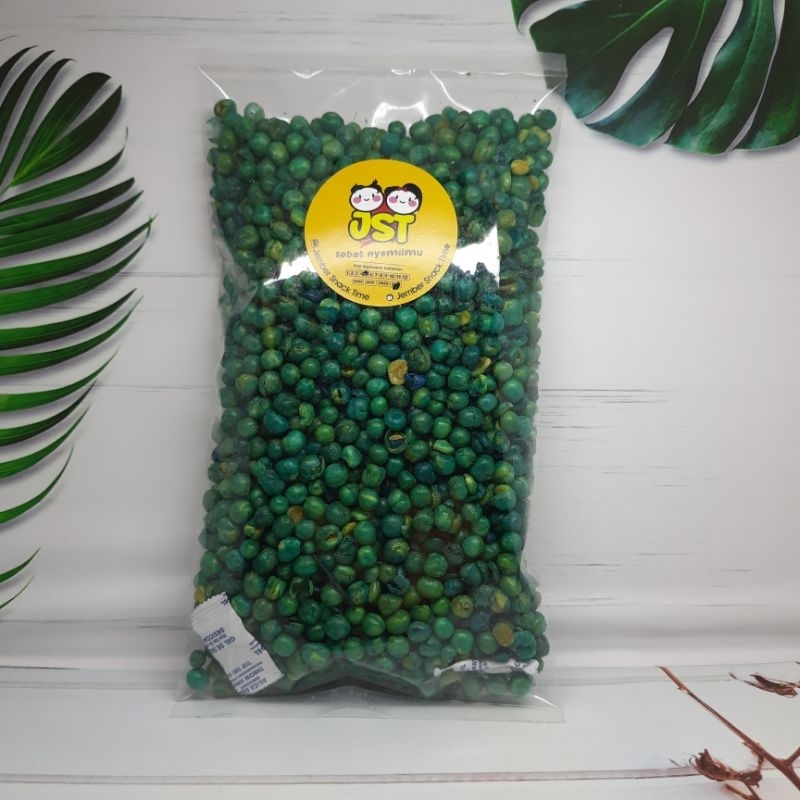 

[1kg] Cemilan Kacang Polong Hijau Green Peas Kiloan Jember Snack Time