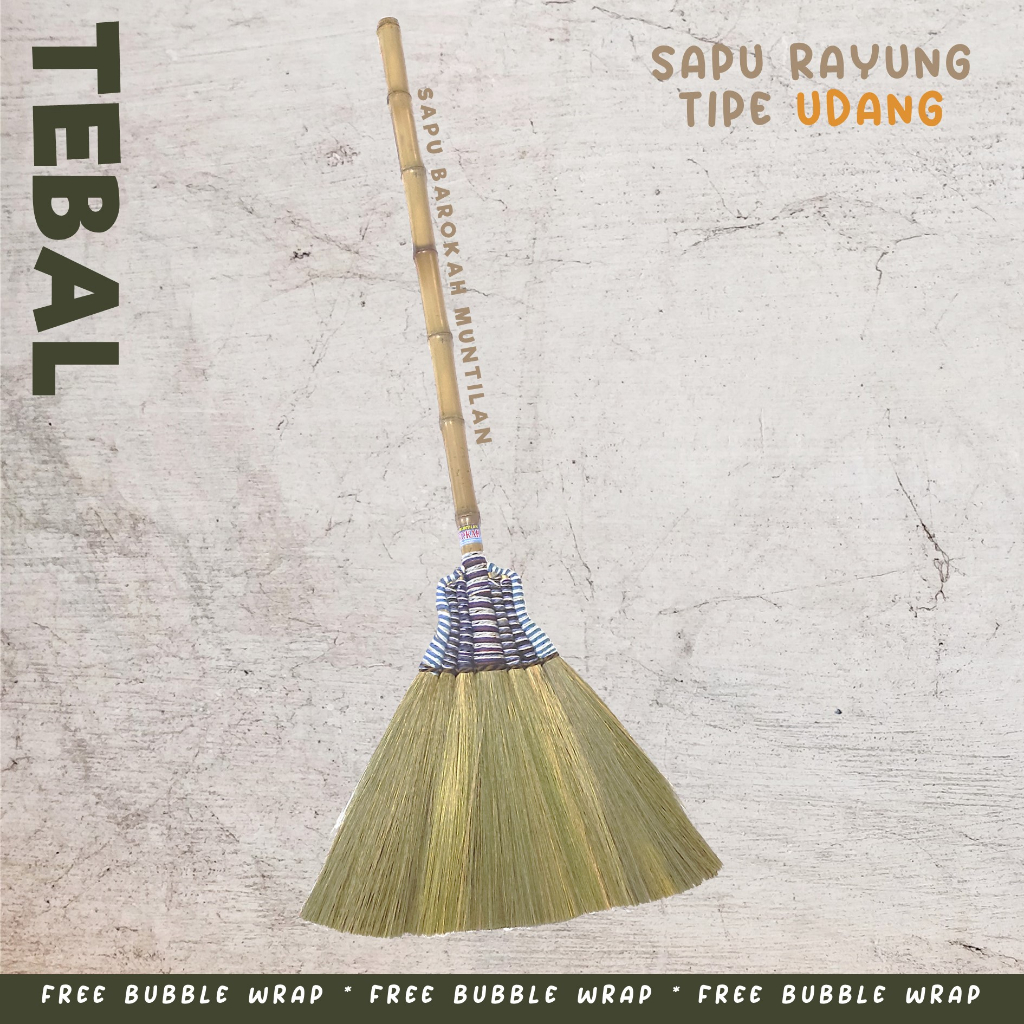 Sapu Lantai Ijuk Rayung Tebal Muntilan, Tipe Sapu Benang