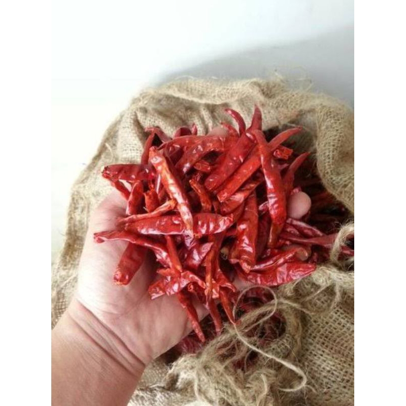 

Cabe teja lombok kering 500 gram grade A super pedas non tangkai