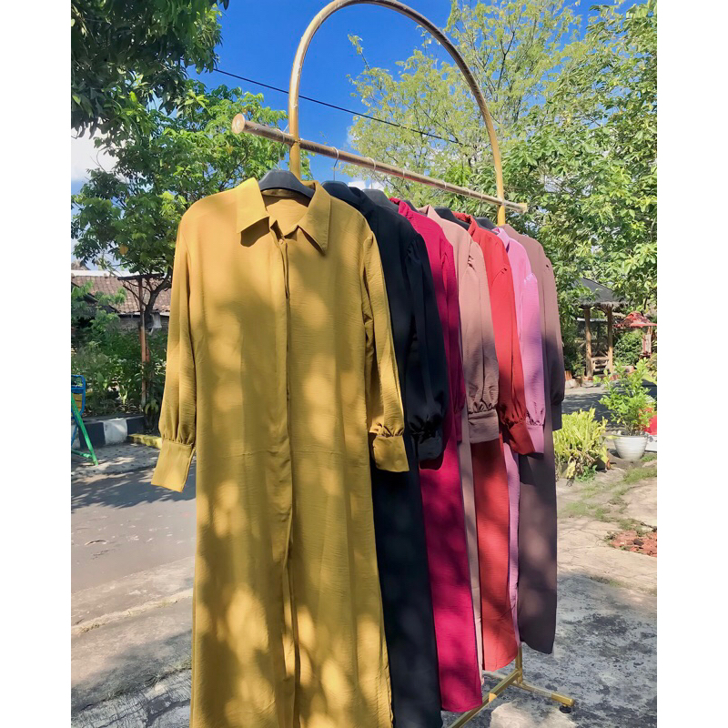 MEREA DRESS CRINKLE AIRFLOW | GAMIS PREMIUM | GAMIS KONDANGAN | GAMIS VIRAL | GAMIS MURAH | GAMIS VI