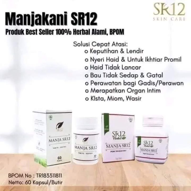 MANJA SR12 / JAMU WANITA MASA KINI / JAMU MANJAKANI