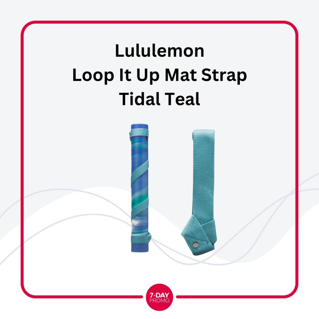 Lululemon Loop It Up Yoga Mat Strap - Tidal Teal