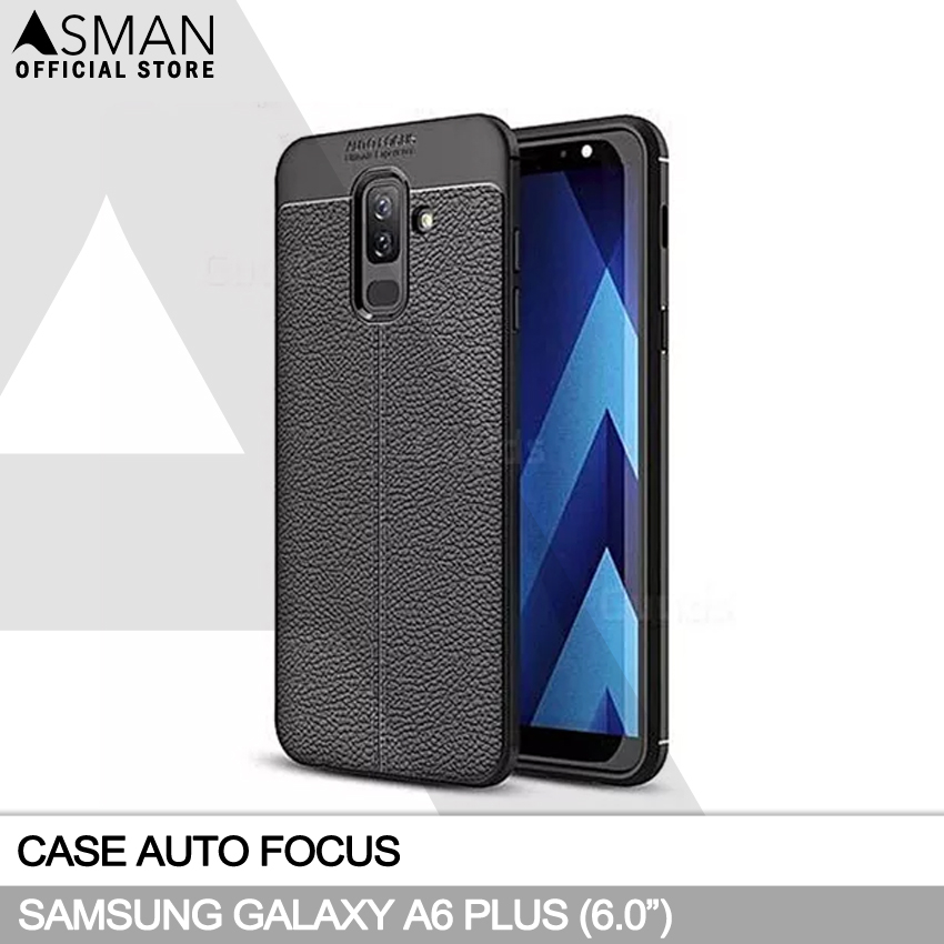 Ultraslim Samsung Galaxy A6 Plus (6.0&quot;) | Soft Case Black Matte - Hitam