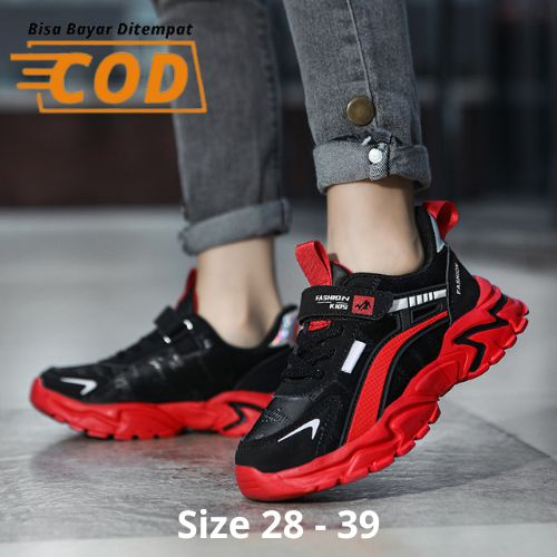 2023SH2209Sepatu anak Laki Laki dan Perempuan Import Sneakers Anak Unisex Sneaker Anak Sport Import Premium Sepatu Sport Anak Size 28-39