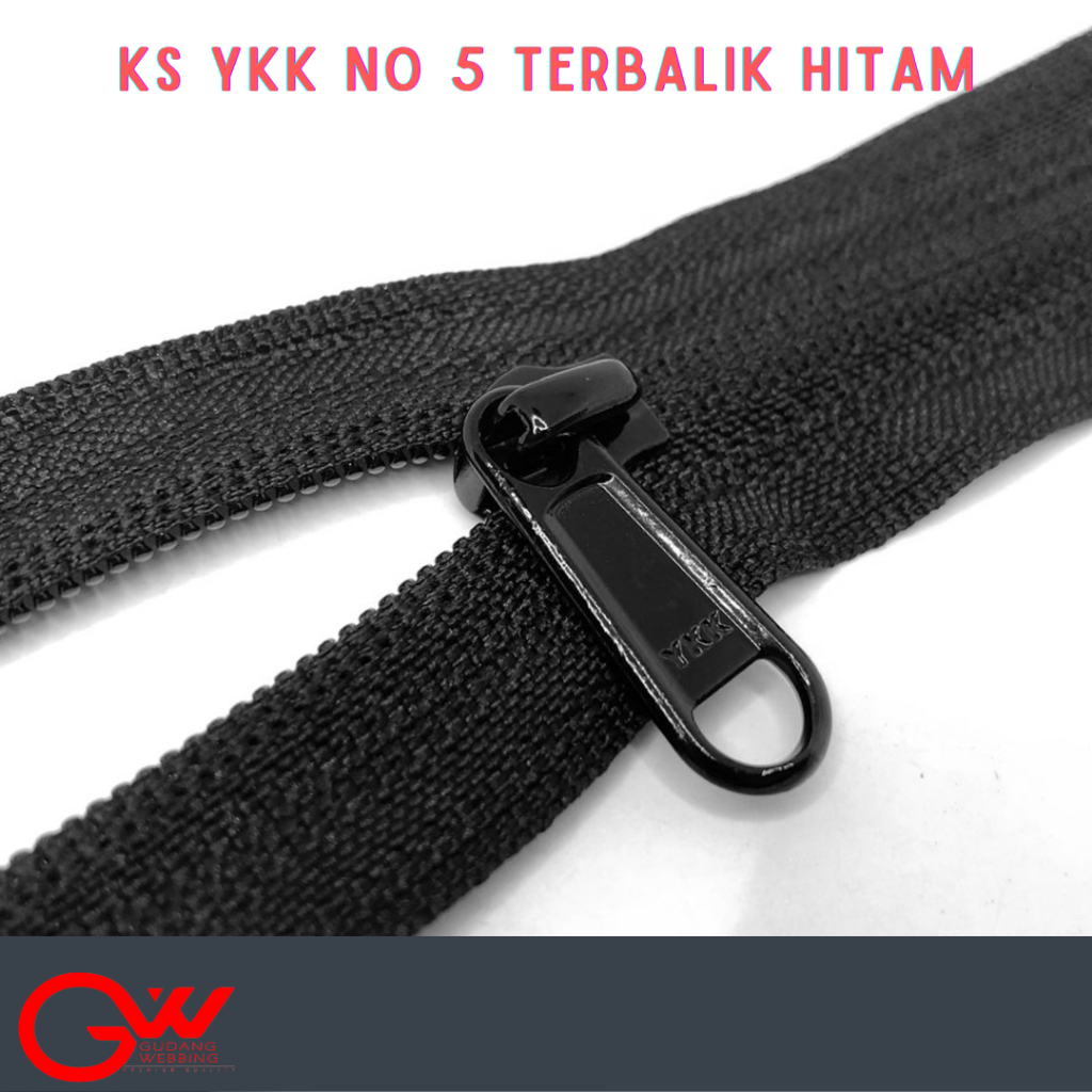 Kepala Risleting ( Head Zipper ) YKK No 5 TERBALIK