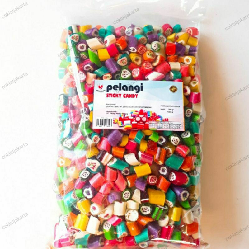 

Permen Pelangi Sticky Candy 500 Gr