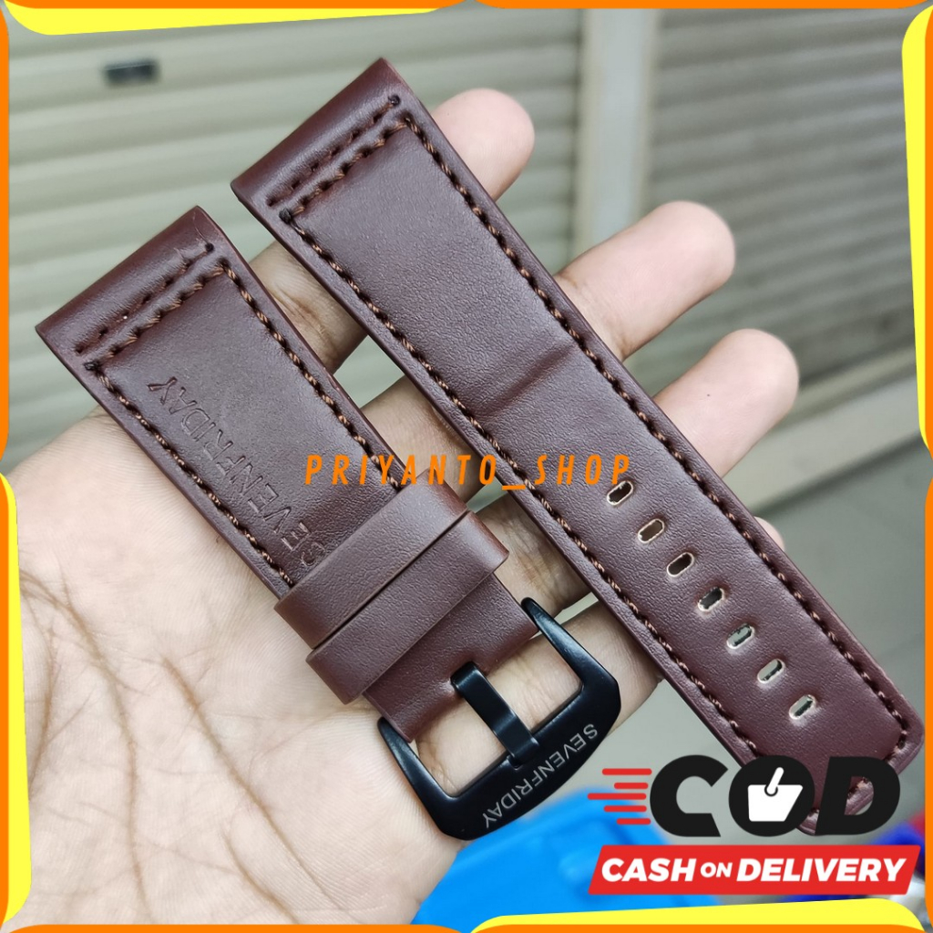 TALI JAM TANGAN KULIT KALEP 28MM STRAP KULIT SF SEVEN FRIDAY