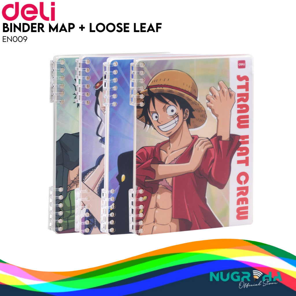

DELI BUKU CATATAN NOTEBOOK A5 BUKU TULIS ONE PIECE DELI EN 009