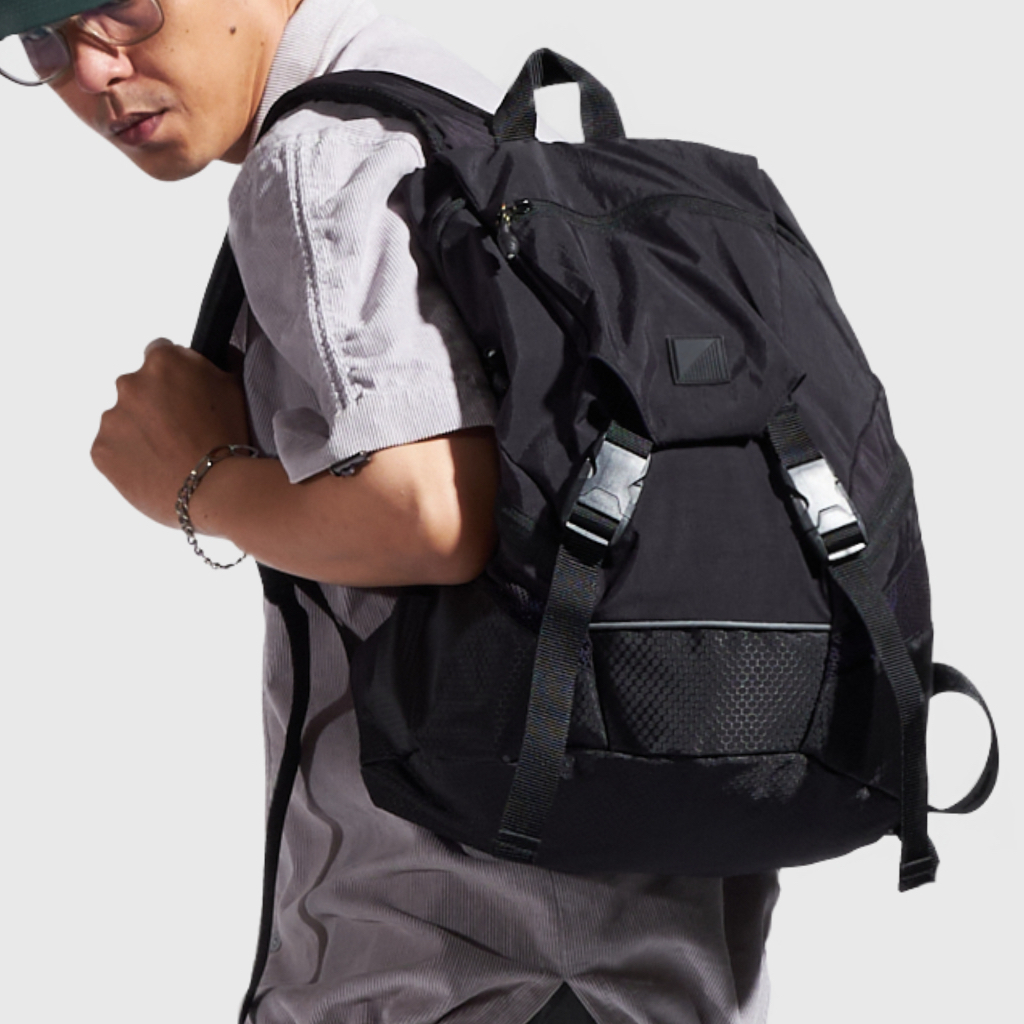 Form Backpack Black - SYMA - Tas Ransel