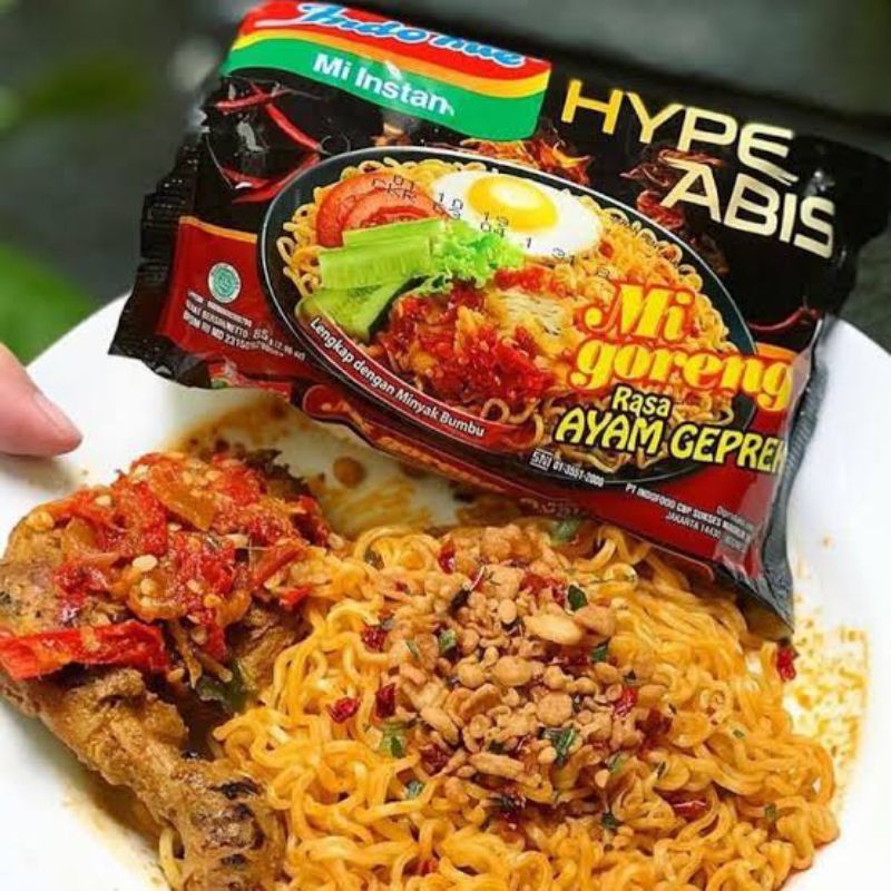

indomie ayam geprek