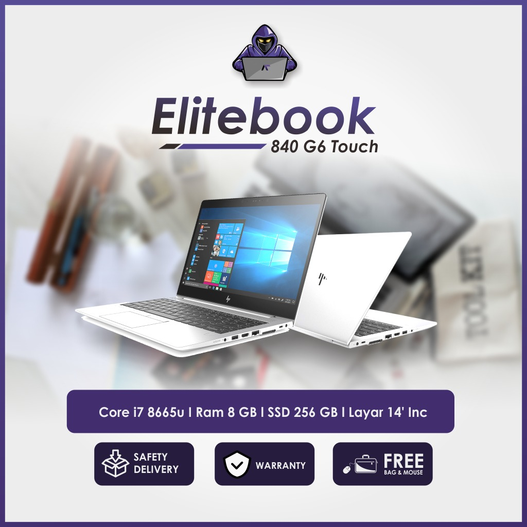 LAPTOP GAMING &amp; DESAIN HP ELITEBOOK LAPTOP RYZEN 5 | LAPTOP CORE i5 | CORE i7 | TERMURAH BERGARANSI TINGGAL PAKAI