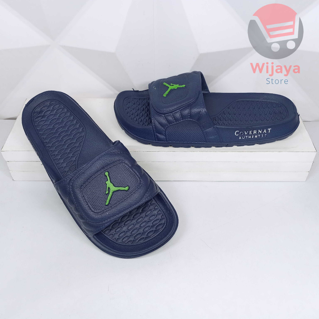 Sandal Slop Wanita Motif Jordan Sendal Slide Selop Cewek Perempuan 9000