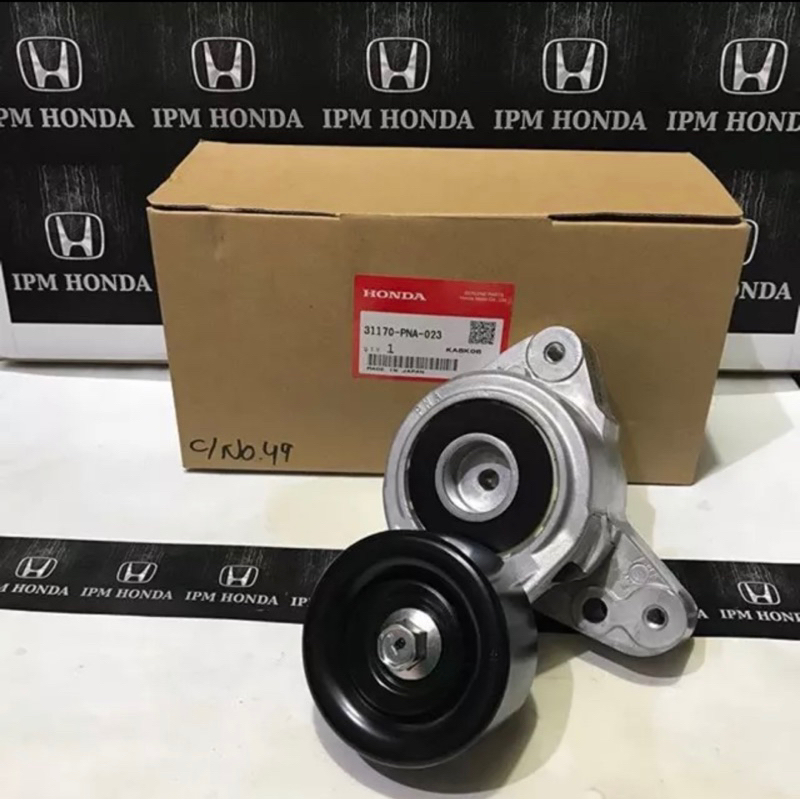 31170 PNA Auto Tensioner Setelan Stelan Tali Kipas Fanbelt Fan Belt Honda Accord CM5 2003-2007 CRV GEN 2 RD4 RD5 2002-2006 GEN 3 RE3 2400cc 2007-2012 GEN 4 RM3 2400cc 2013-2017 Stream 2.0 2000cc 2002-2006