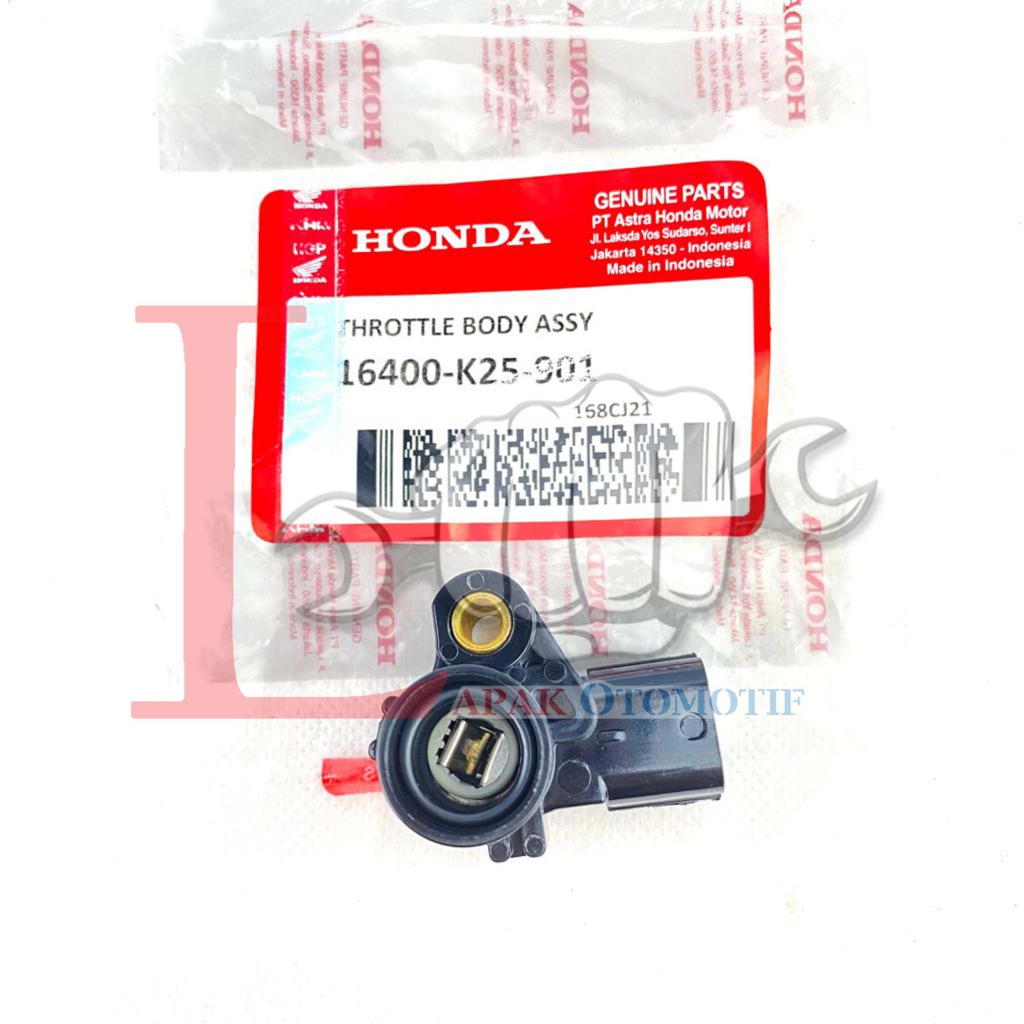 -LOI- SENSOR TPS THROTTLE BODY ASSY BEAT FI, SCOOPY FI, VARIO 125/150, BEAT POP, BEAT STREET INJECTION K25