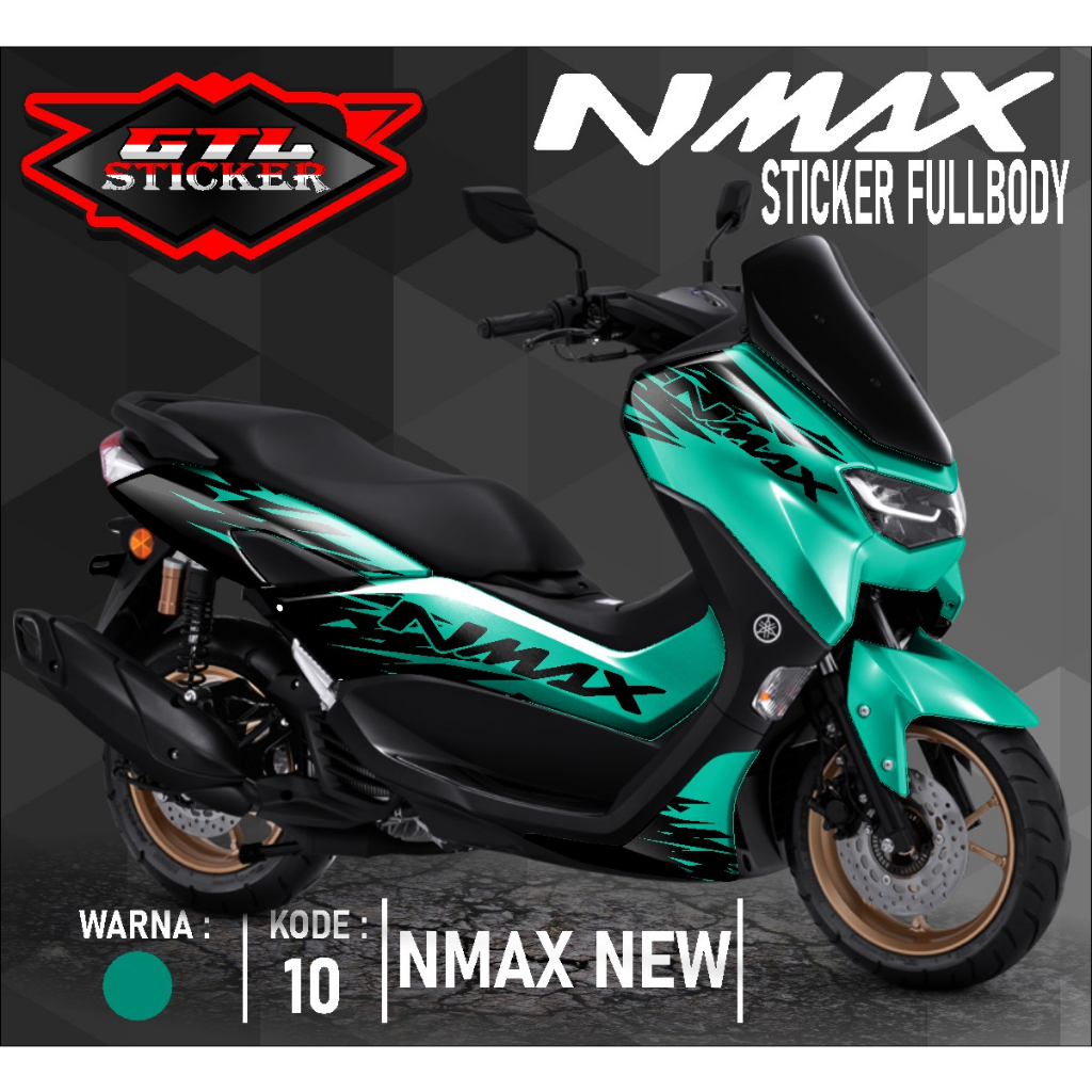 DECAL STIKER YAMAHA NMAX NEW 2020-2022 DECAL FULL BODY YAMAHA NEW NMAX KEREN KODE-10