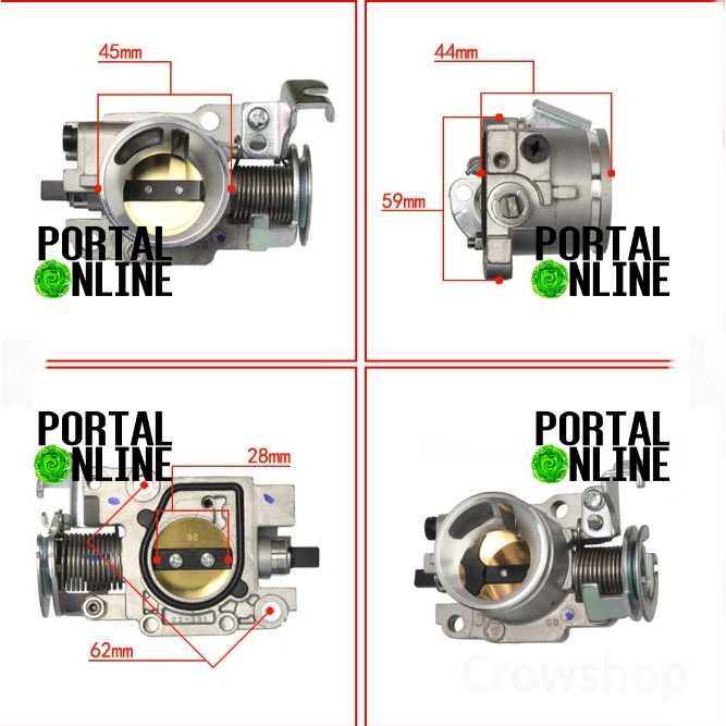 THROTTLE BODY 28MM 30 MM MATIC BODY KUALITAS WAVE 110i 125i HONDA VARIO 125 150 VERZA BEAT FI BLADE 