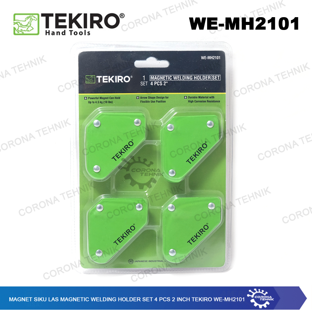 WE-MH2101- Magnet Siku Las Magnetic Welding Holder 4 Pcs 2 Inch Tekiro