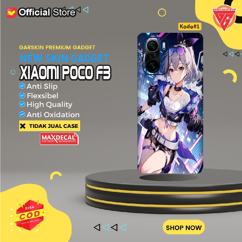 Garskin Skin POCO F3 Skin Gadget Motif Anime
