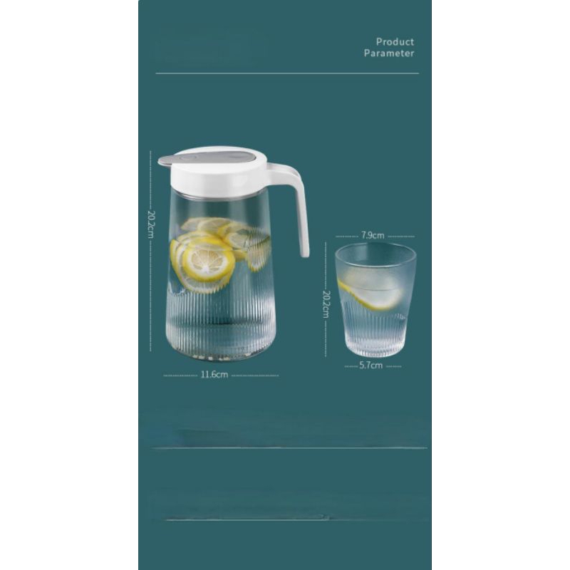 Pitcher set 1 teko 4 gelas