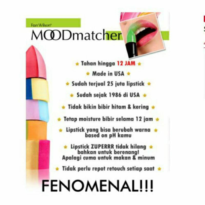 MOODmatcher Lipstick Original | Split Lipstick