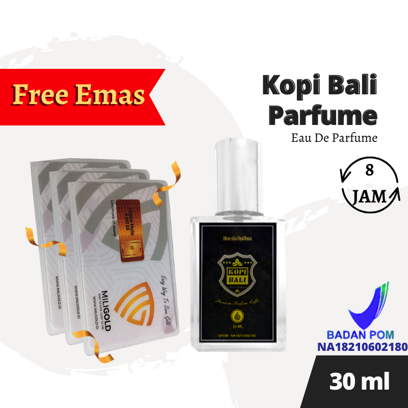 New New Parfum Badan Dan Baju EDP Kopi Bali Aroma Terbaik - Termurah