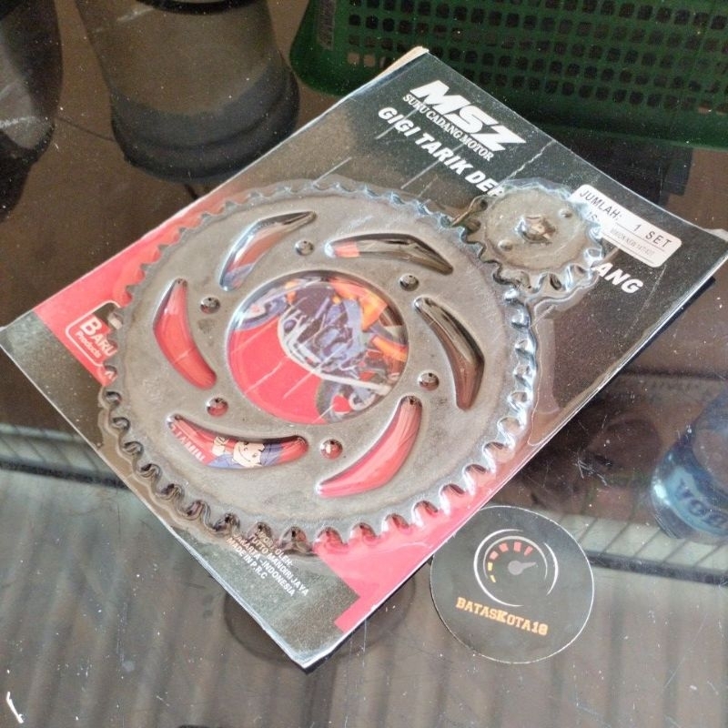 Gir set gear depan belakang 14t-43 Vixion new Vixion lama mx king Byson