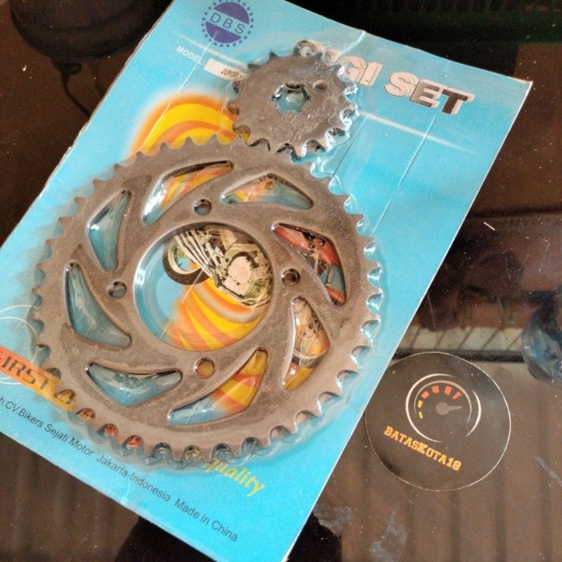 Gir set gear depan belakang 15t-39t Jupiter MX lama old