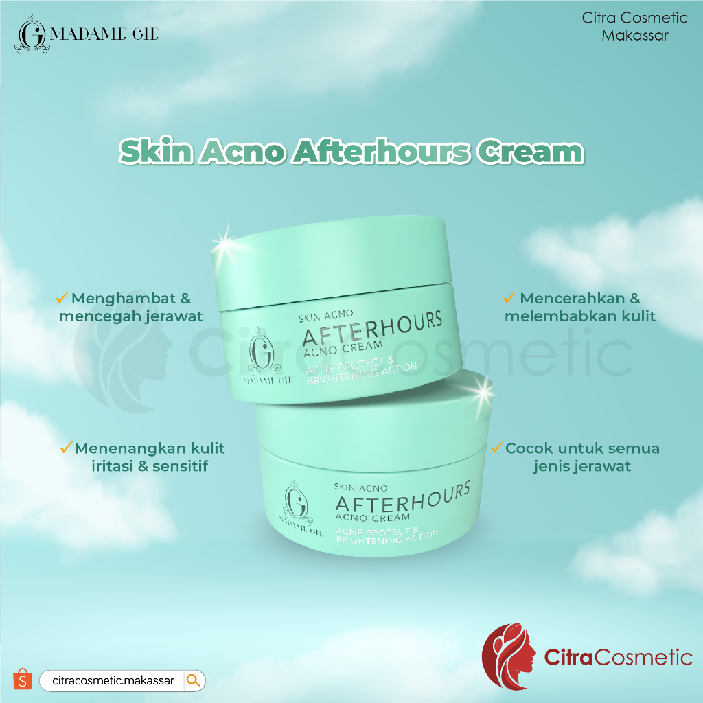 Madame Gie Skin Acno Afterhours Cream 5% Niacinamide