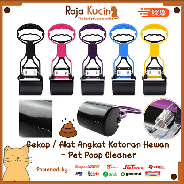 Sekop / Alat angkat kotoran anjing kucing - Pet poop cleaner