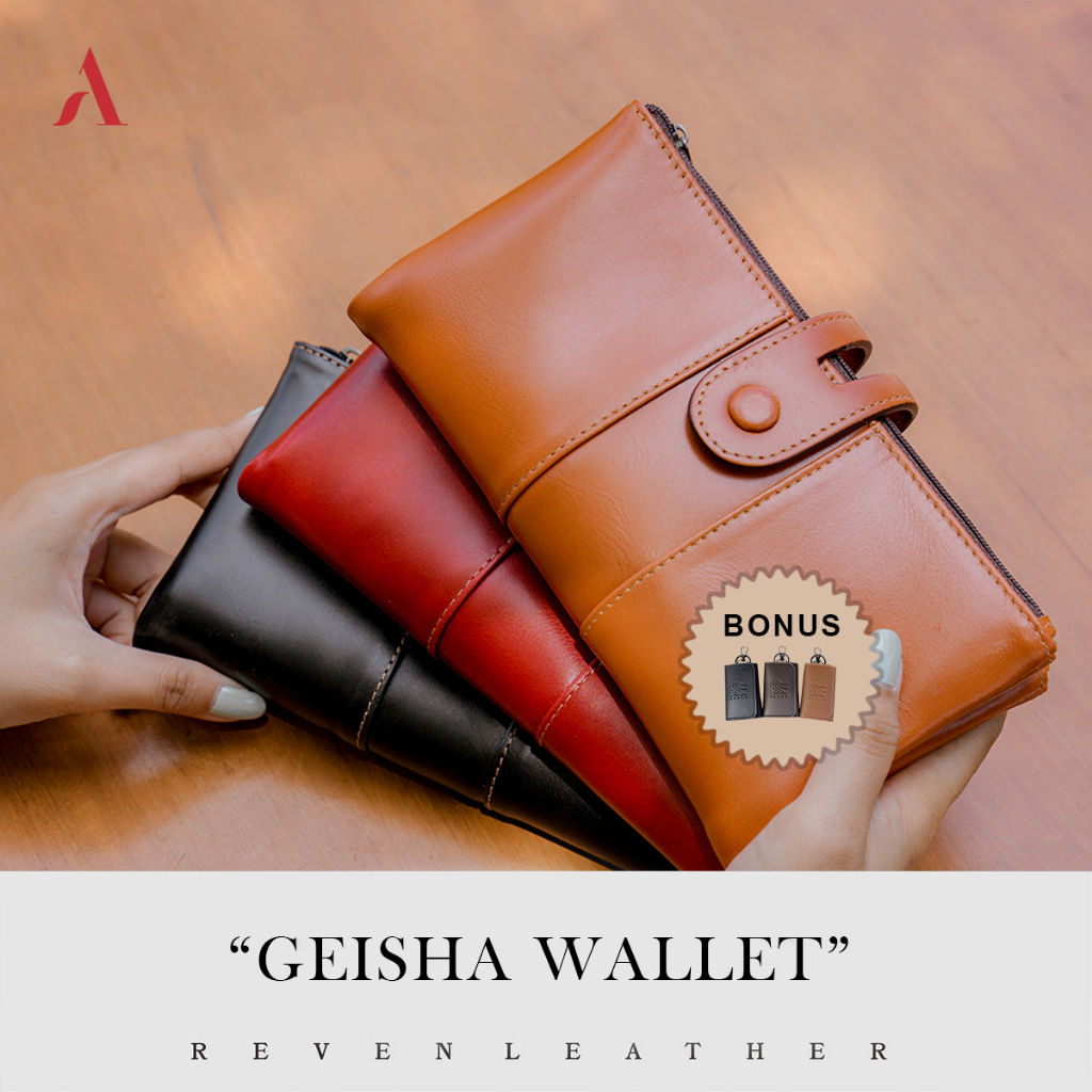 Dompet wanita Dompet Kulit Wanita Alona Geisha Dompet Wanita Branded