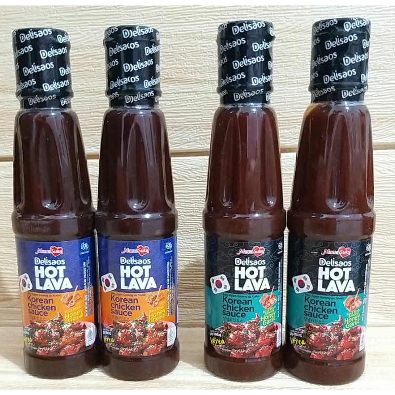 ✔MURAH Mamasuka Delisaos Hot Lava Korean Chiken Sauce 160gr / Delisaos Korean Chiken / Mamasuka Korean