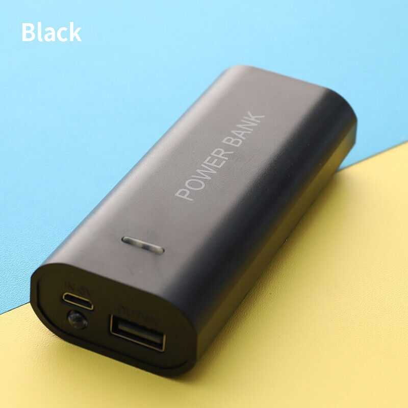 Case Power Bank DIY 5600 mAh 5V for 2 18650 Battery Case Powerbank Desain Portable Casing PB Berkualitas