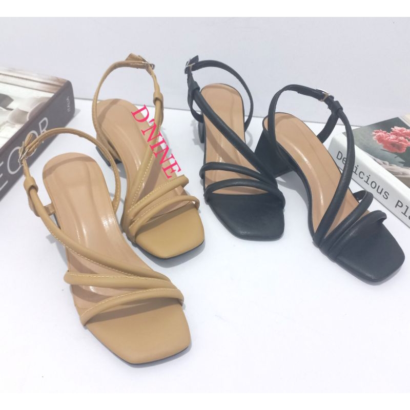 KIRAN KR 02 Sandal heels wanita 5cm