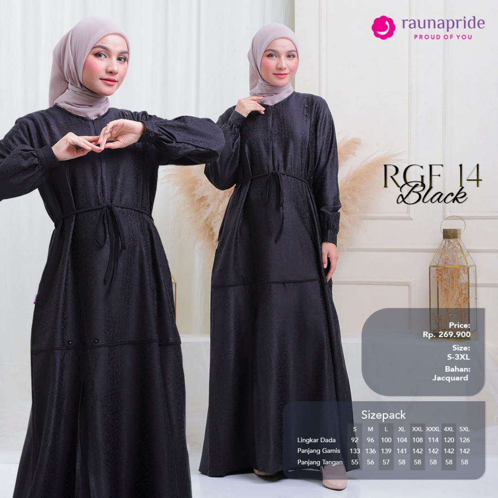 Rauna Gamis Dewasa - RGF 14 Gamis Terbaru 2023