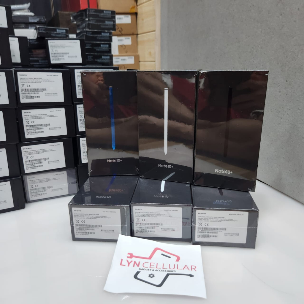 SAMSUNG GALAXY NOTE 10 Plus SNAPDRAGON - 512GB & 256GB - JAMIN ORIGINAL 100% RESMI BNIB