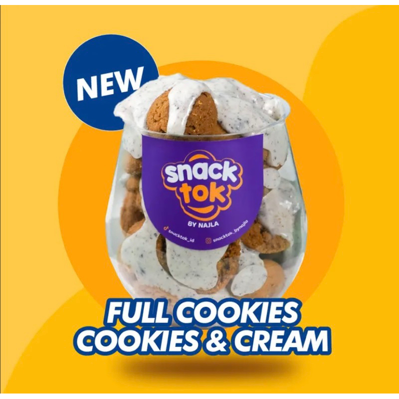 

Full cookies&cream snacktok