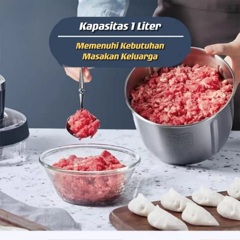 Blender Daging Stainless Elektrik Mear Grinder Blender Serbaguna⭐Supertop⭐