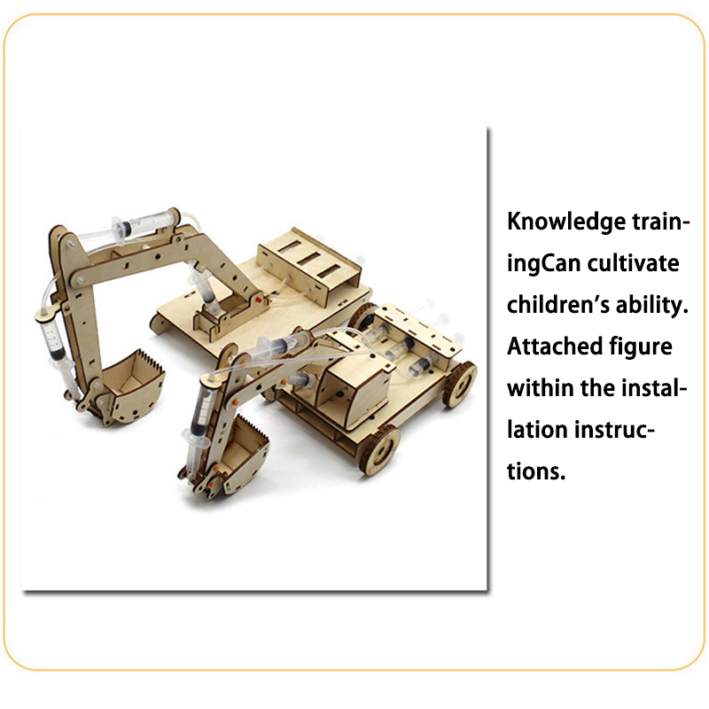 Mainan Rakit Excavator Hidrolik Hydraulic Alat Peraga Fisika Tekanan
