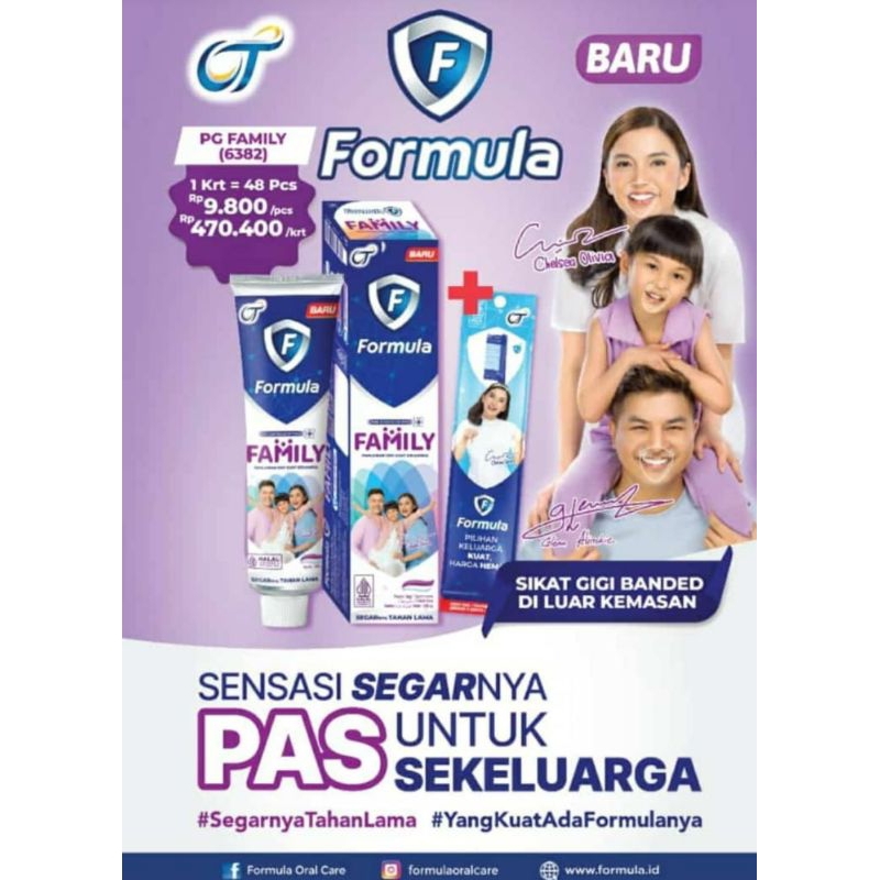 Pasta Gigi Formula Flexi FAMILY + Sikaat Gigi 160 gram